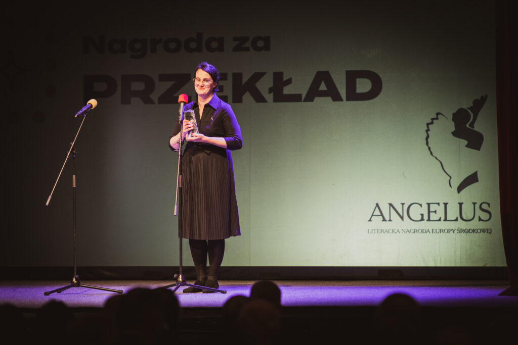 Gala Angelus 2023, Małgorzata Gralińska odbiera nagrodę za przekład
